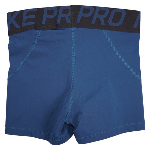Nike Pro Blue Compression Training Shorts | Women’s Size Small - Picture 2 of 3